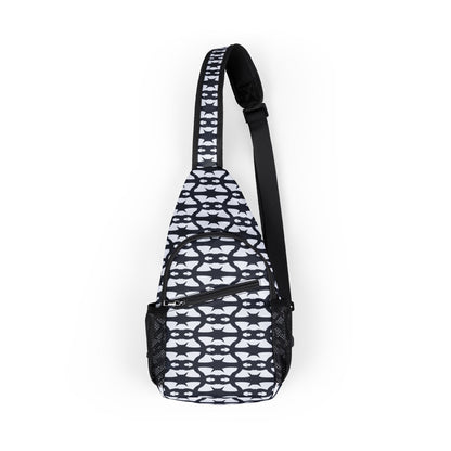 MAJBWR - X White Star Chest Sling Bag