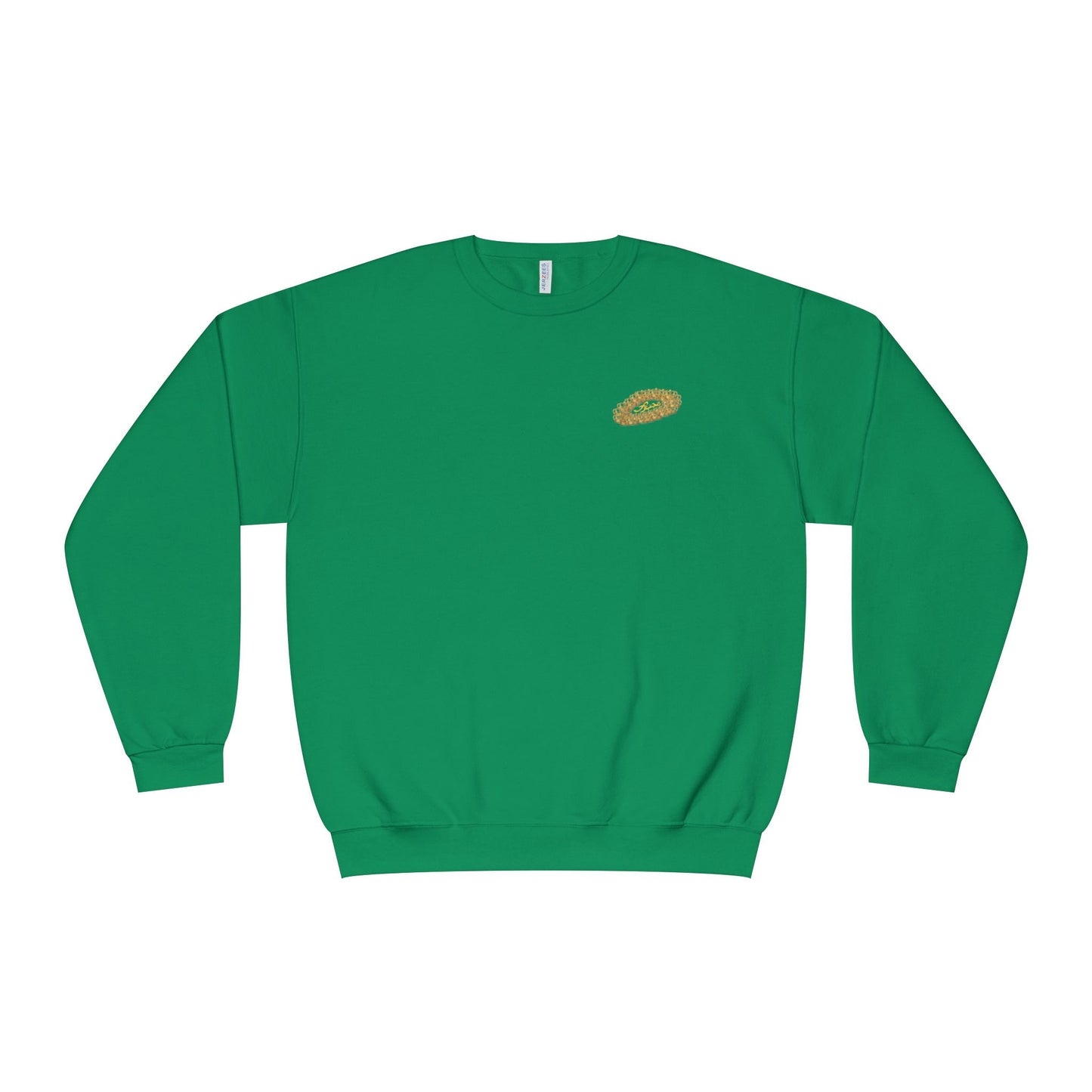 MAJBWR - Gold Crown Crewneck Sweatshirt — Arabic Script Graphic
