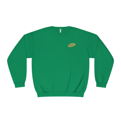 MAJBWR - Gold Crown Crewneck Sweatshirt — Arabic Script Graphic