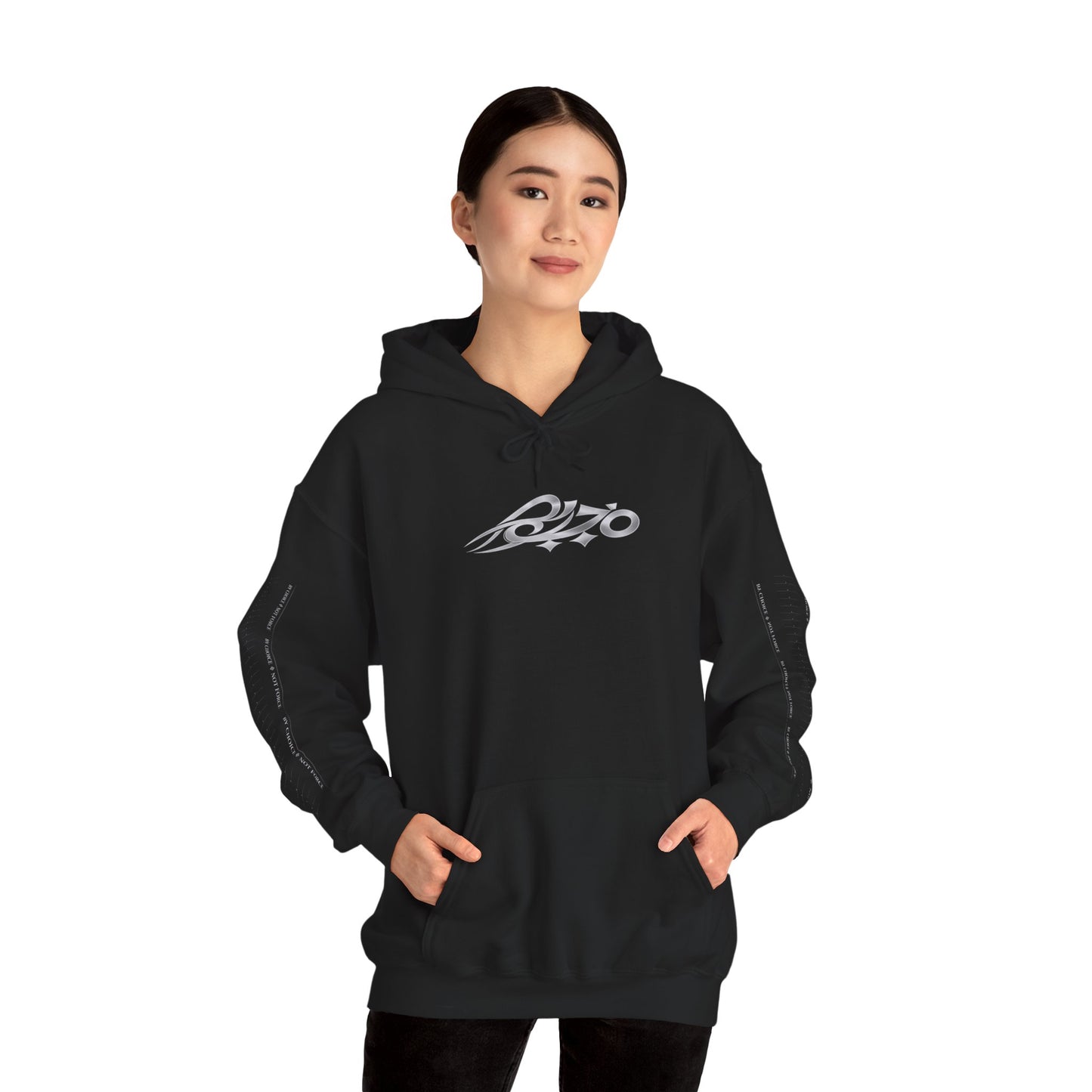MAJBWR - Ghost White Back Crown Diamond Edition Hoodie