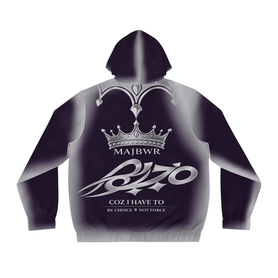 MAJBWR — Ghost Smoke Deep Purple Hoodie Full-Zip