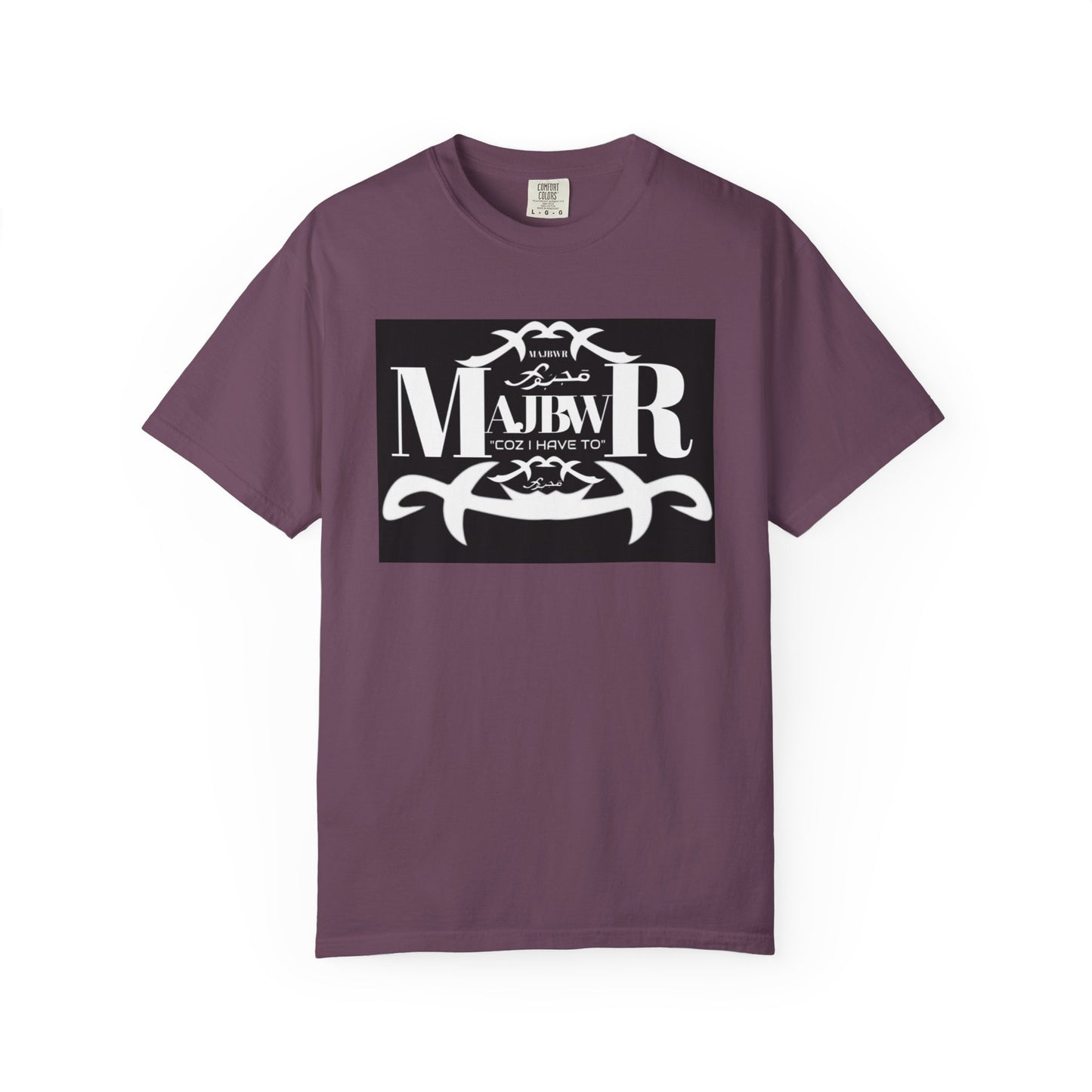 MAJBWR - T-Shirt — Bold Black Graphic Tee