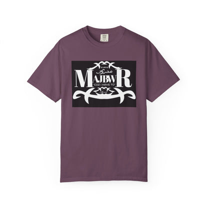 MAJBWR - T-Shirt — Bold Black Graphic Tee
