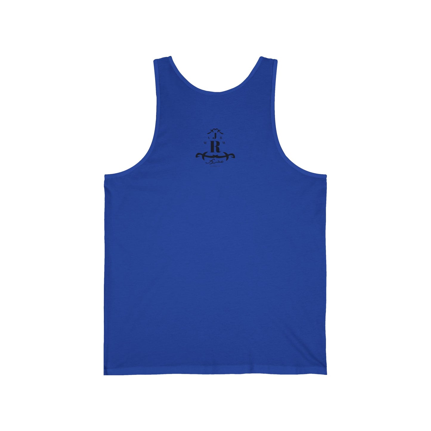 MAJBWR - Monogram 'R' Crest Tank Top — Minimalist Vintage Initial Athletic Jersey