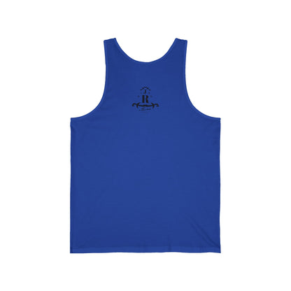 MAJBWR - Monogram 'R' Crest Tank Top — Minimalist Vintage Initial Athletic Jersey