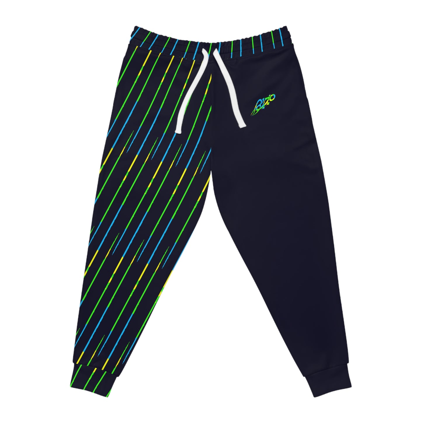 MAJBWR - Camo Deep Dark Blue Athletic Joggers — Limited Edition