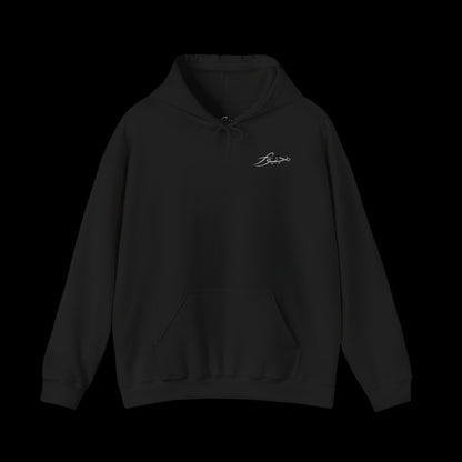Majbwr - Arabic Script Hoodie – 'By Choice Not Force' Black Pullover