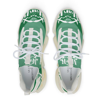 MAJBWR - Men's Mesh Snake Sneakers Green X