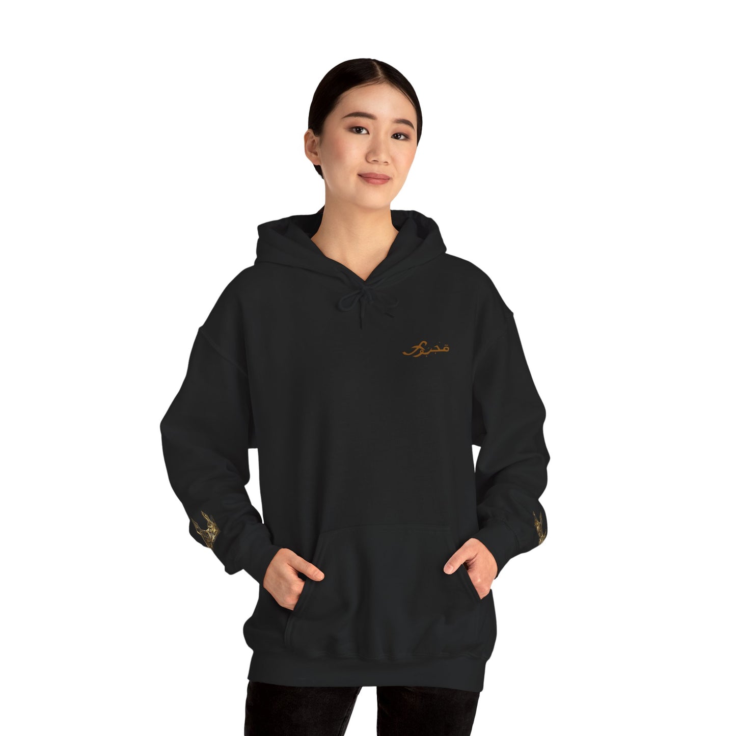 MAJBWR - Black & Gold "King" Hoodie — Majestic Streetwear Sweatshirt