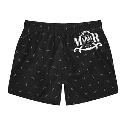 MAJBWR - Swim Trunks AOP Black