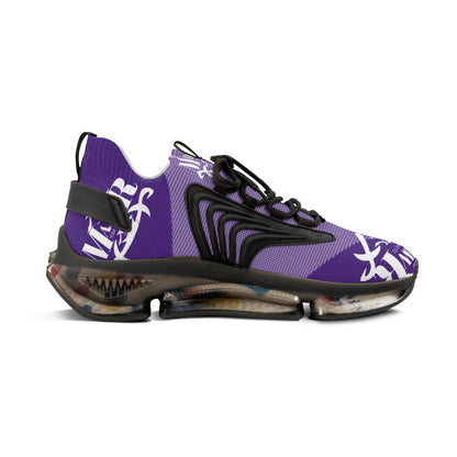 MAJBWR - Men's Mesh Snake Sneakers PurpleX