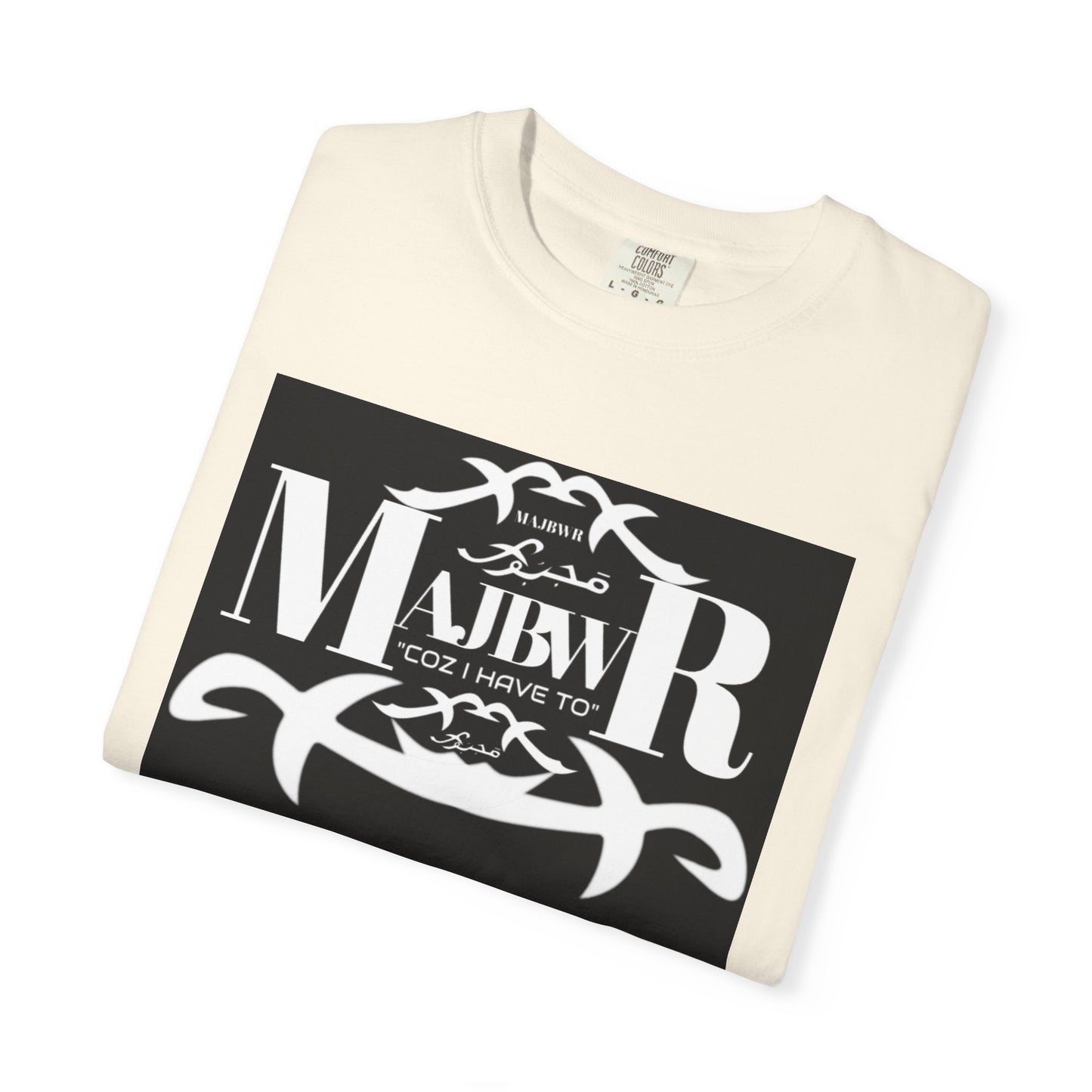 MAJBWR - T-Shirt — Bold Black Graphic Tee
