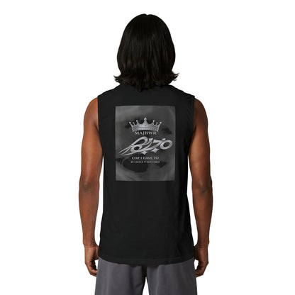 MAJBWR - Black Ghost Smoke Crown Tank Muscle Tank