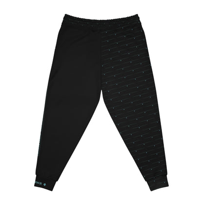 MAJBWR - Powder Blue Diamond Edition Athletic Joggers - AOP