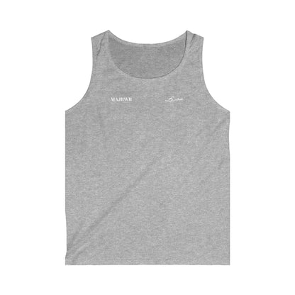 MAJBWR -Tribal Logo Tank Top — Men's Graphic Fitness Tank