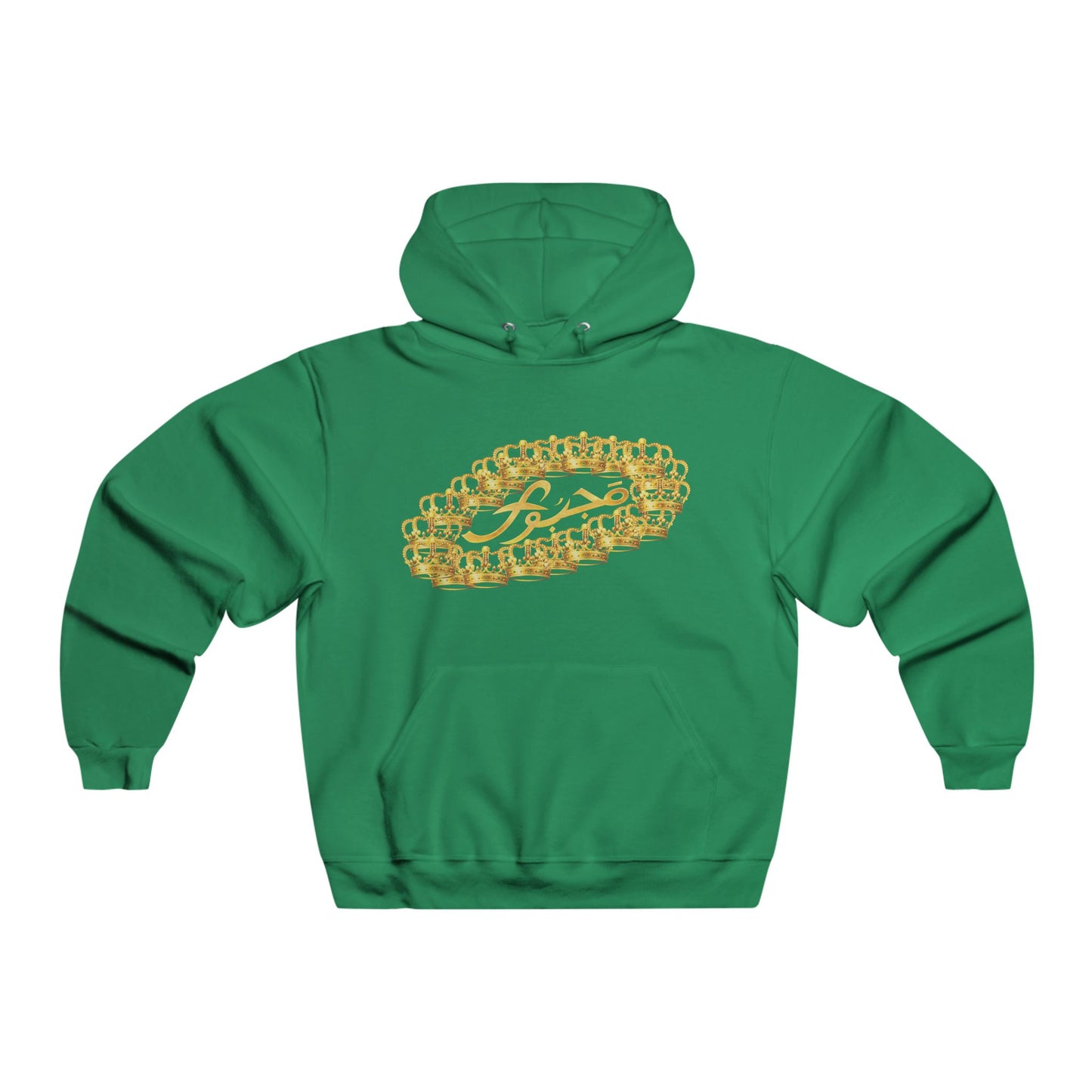 MAJBWR - Crown Hoodie — Gold Script King