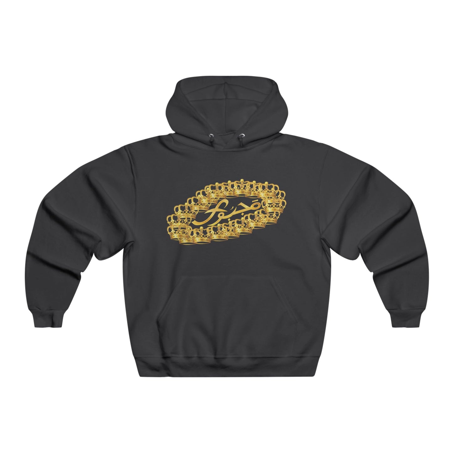 MAJBWR - Crown Hoodie — Gold Script King