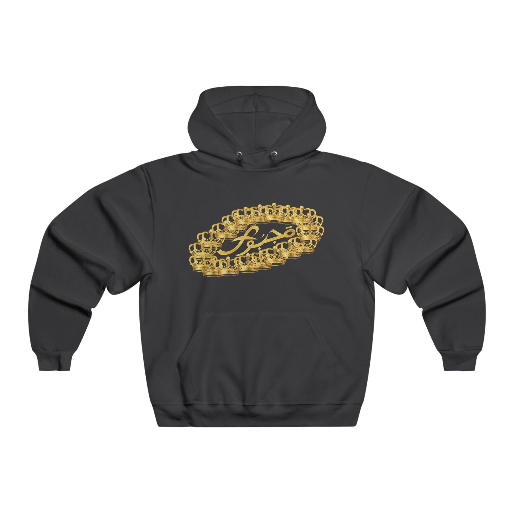 MAJBWR - Crown Hoodie — Gold Script King