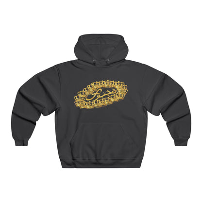 MAJBWR - Crown Hoodie — Gold Script King