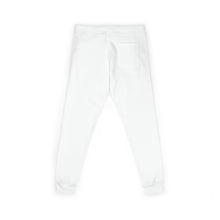 MAJBWR - Embroidered Coral Fleece Sweatpants — Relaxed Joggers with Small Script Accent