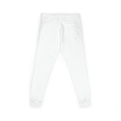 MAJBWR - Embroidered Coral Fleece Sweatpants — Relaxed Joggers with Small Script Accent