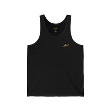 MAJBWR - Gold King Crown Script Tank Top — Arabic Calligraphy Crown Design
