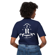 MAJBWR - Monogram Crest T-Shirt — Vintage Initials Graphic Tee