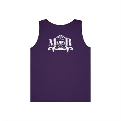 MAJBWR - Unisex Heavy Cotton Tank Top Left Right