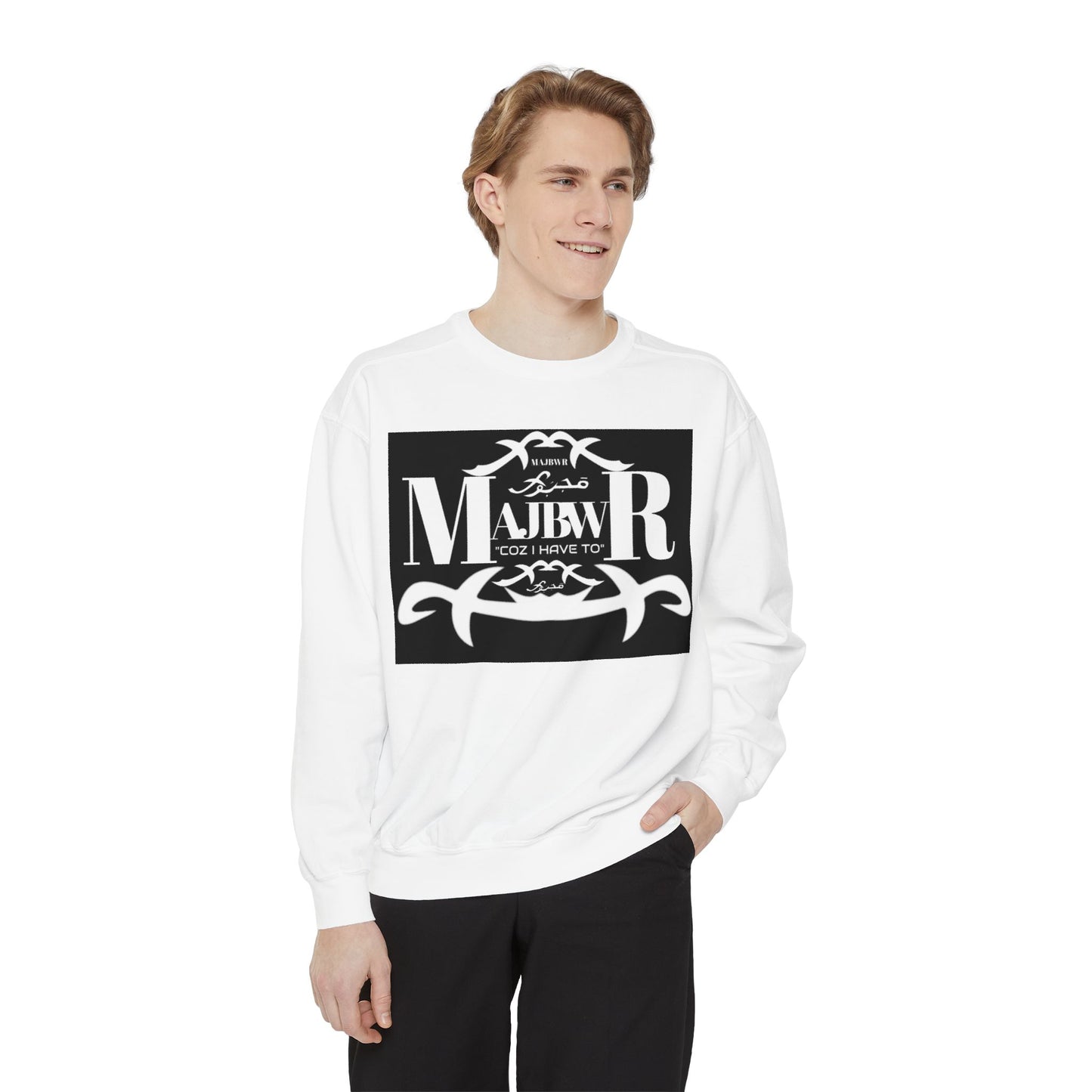MAJBWR - Vintage 1987 Graphic Sweatshirt — 'Since 1987' Arabic Script Crewneck