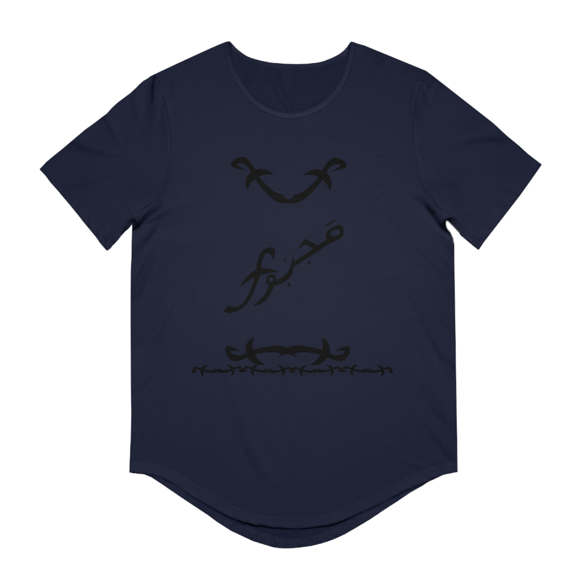 MAJBWR - Men's Curved Hem Tee - 'Major Since 1987' Graphic T-Shirt