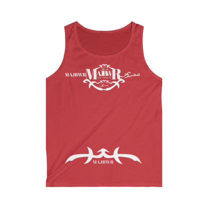 MAJBWR- Logo Tank Top — Men’s Arabic Script Graphic Tank