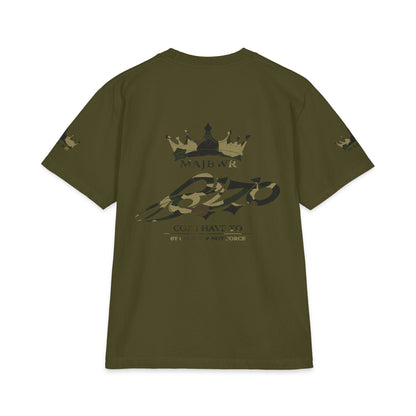 MAJBWR - Camo Black/Olive/Hunter Green Oversized Heavyweight T-Shirt