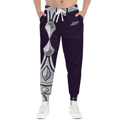 MAJBWR - Deep Purple Ghost White Crown Athletic Joggers — Ghost Edition