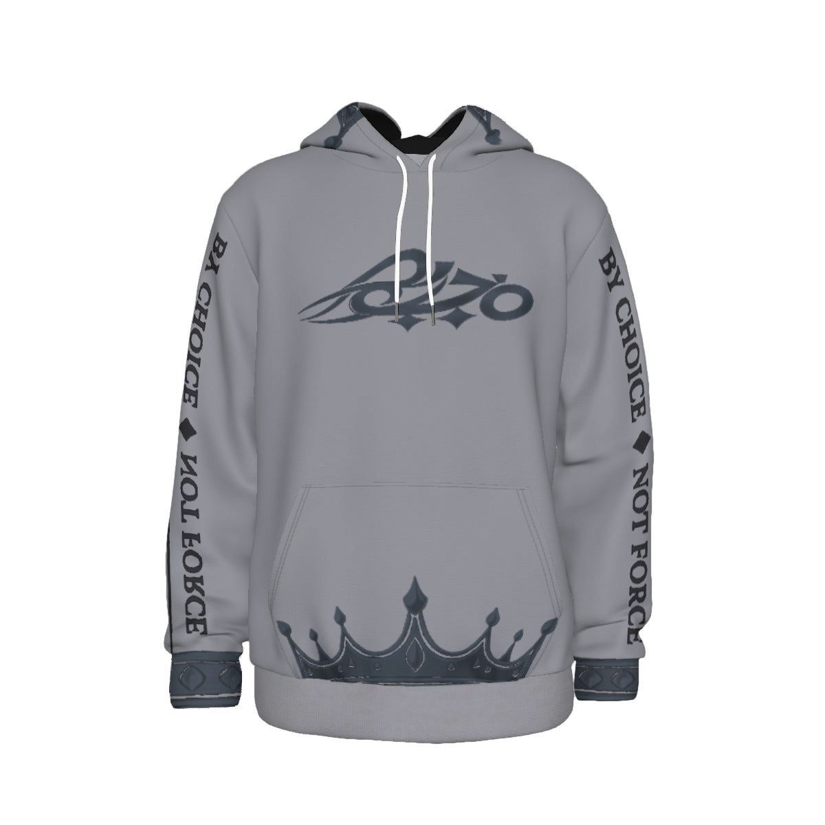 MAJBWR - Silver Crown Hoodie — Dark Crown Edition