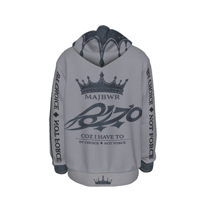 MAJBWR - Silver Crown Hoodie — Dark Crown Edition