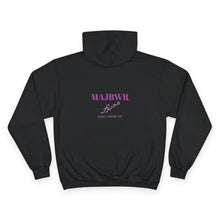 MAJBWR x Champion Hoodie – "COZ I HAVE TO" Purple Print