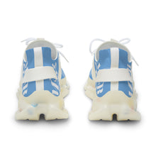 MAJBWR - Men's Mesh Snake Sneakers Light Blue X