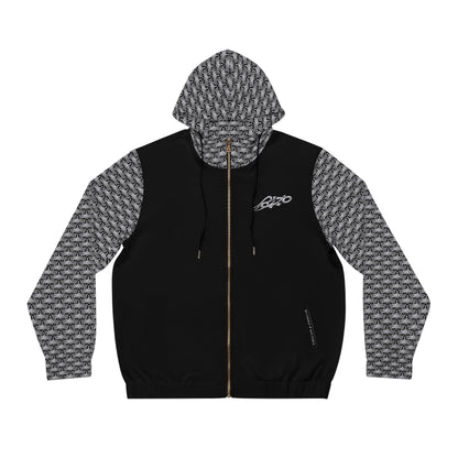 MAJBWR - Black Ghost White Crown Hoodie — Limited Edition Full-Zip