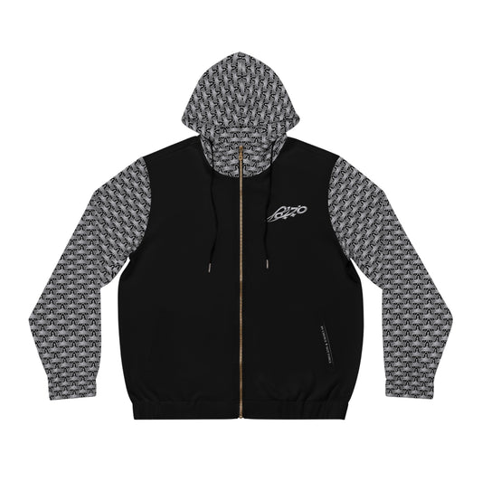 MAJBWR - Black Ghost White Crown Hoodie — Limited Edition Full-Zip