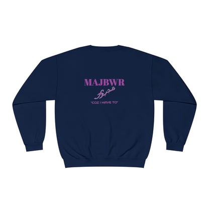 MAJBWR - Unisex Crewneck Sweatshirt Purple
