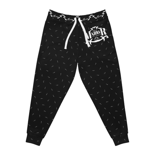 MAJBWR - Black & White Print Joggers  AOP
