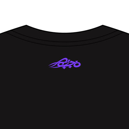 MAJBWR - Purple Crown Embroidered Box Tee — Oversized Men's Boxy T-Shirt