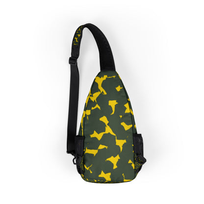MAJBWR - Yellow Camo Chest Bag — Sling Pack Crossbody Lmtd Edtn.