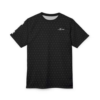 MAJBWR - Black Athletic Motion Unisex Tee AOP