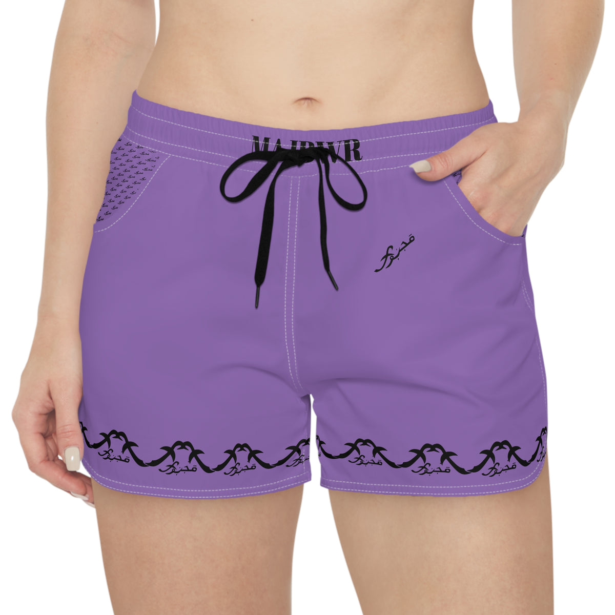 MAJBWR - Purple Women's Casual Shorts