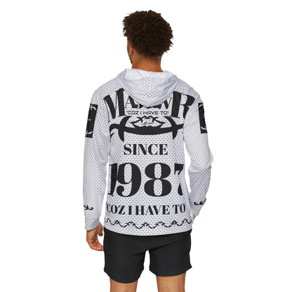 MAJBWR - Men's Sports Warmup Hoodie — Custom 'Since 1987' Athletic Pullover "omar"