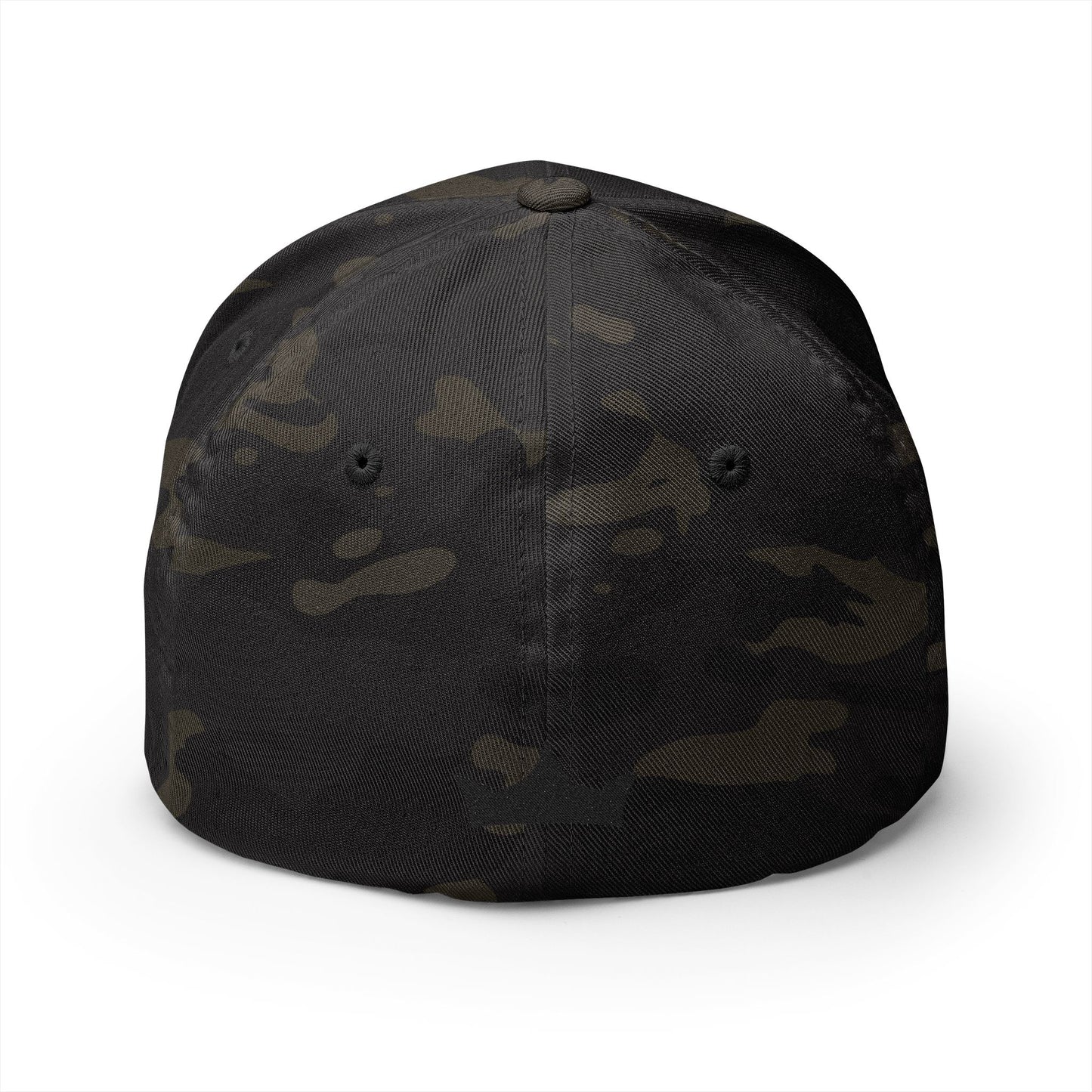 MAJBWR - Crown Skull Embroidered Cap — MAJBWR Camo on Black (Closed-Back Limited Edition)
