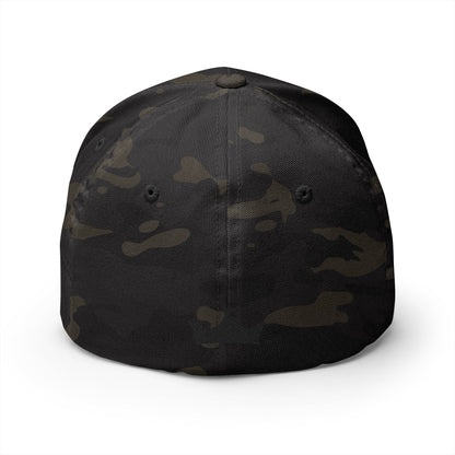 MAJBWR - Crown Skull Embroidered Cap — MAJBWR Camo on Black (Closed-Back Limited Edition)
