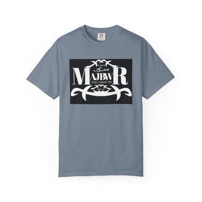 MAJBWR - T-Shirt — Bold Black Graphic Tee