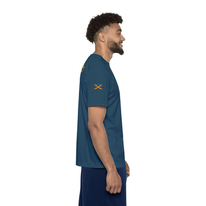 MAJBWR - Men's Athletic Jersey —  Teal Sports Jersey